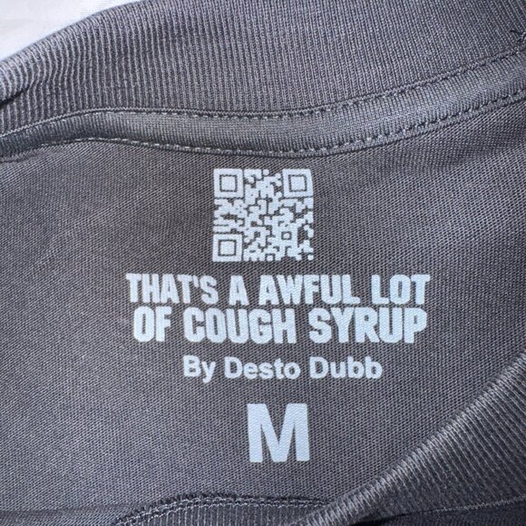 Trapstar x Awful Lot Of Cough Syrup Benjamin Tshirt - M ALOCS Desto Dubb Black - Picture 3 of 5